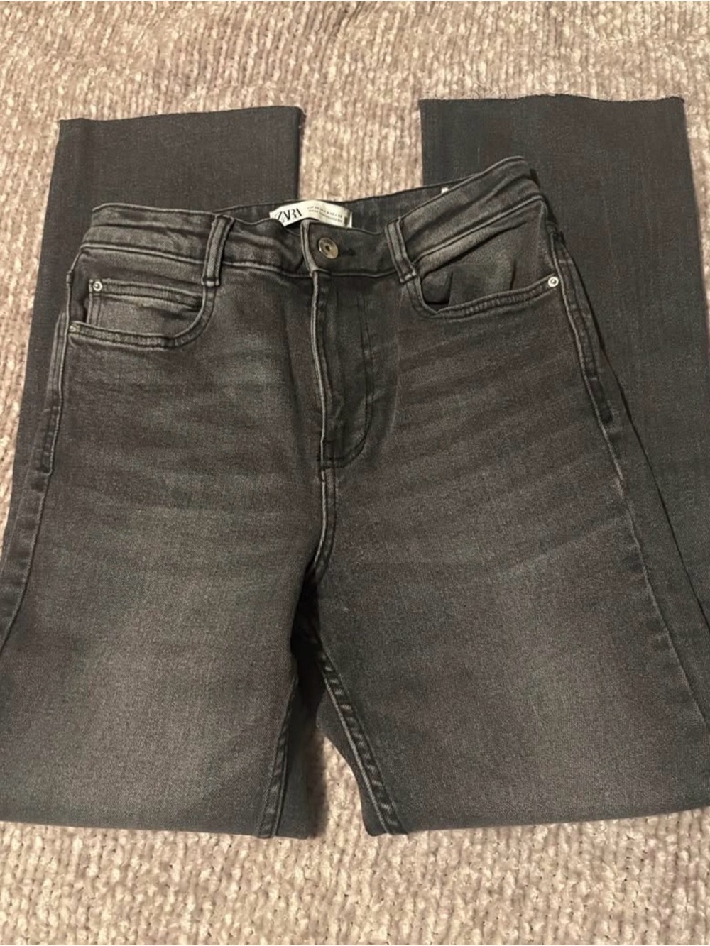 Zara Skinny Jeans in Washed Black